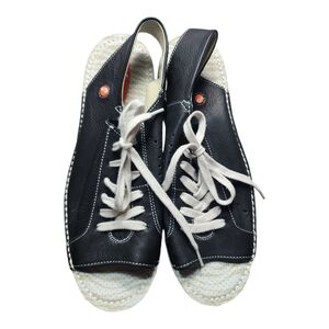 NWOT Softino by Fly London Blue Sneakers with White Laces and Rubber Sole 40